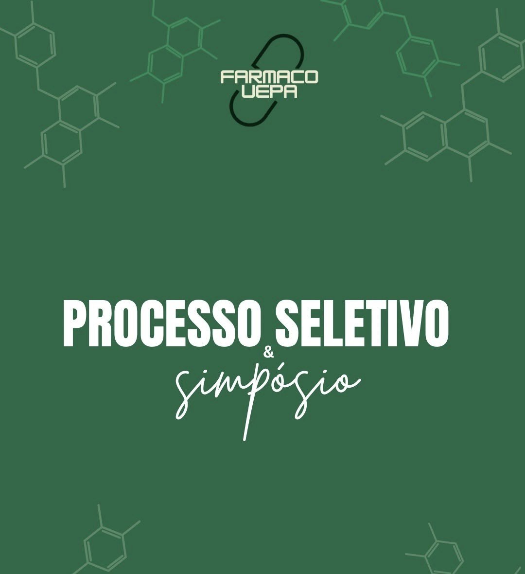Cronograma do mês do FarmacoUEPA